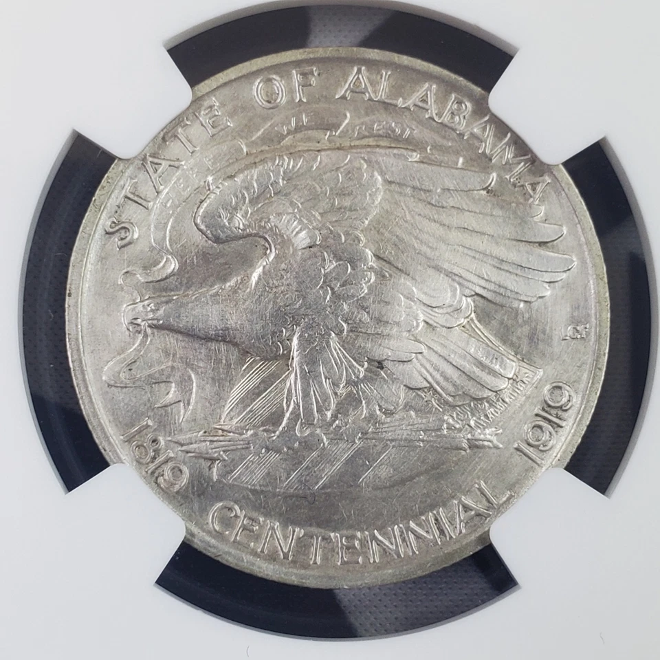 2x2 1921-P US Alabama Commemorative - NGC Graded AU Details Cleaned - Image 3 of 4