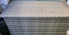 Gartenbox Polyrattan  121x56x60cm mit Griffen
