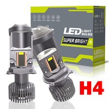H4 LED Headlight Brightest Bulbs High Low Kit White 6500K 100000LM Super Bright