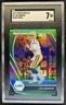 2021 Panini Prizm Draft Picks Collegiate Joe Burrow Green #3 Tigers SGC 7