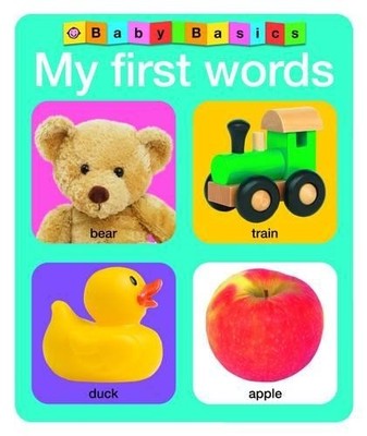 My First Words (Baby Basics) by Roger Priddy Hardback Book The Fast Free