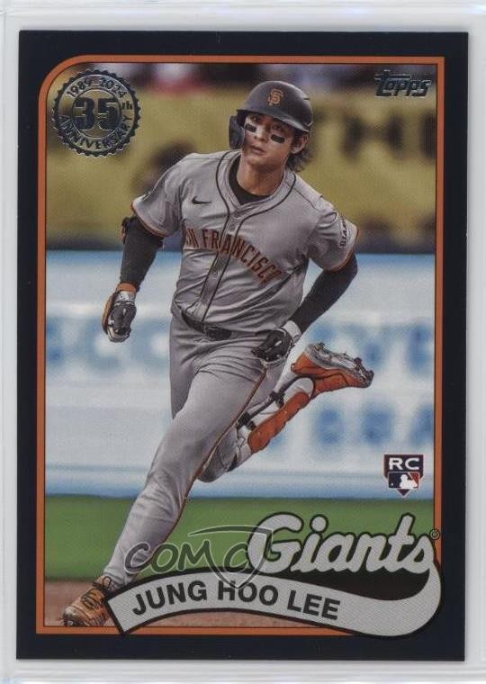 2024 Update 1989 Topps Baseball Black /299 Jung-Hoo Lee Jung Hoo Rookie RC 10k8
