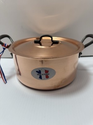 BAUMALU Made In France 4qt Copper High Stockpot-SALE