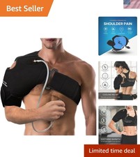 Pain Relief Shoulder Brace with Hot/Cold Therapy, Adjustable for All Sizes