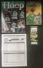 4/6/03 Boston Celtics vs. Washington Wizards Program & Stub Michael Jordan 25pts