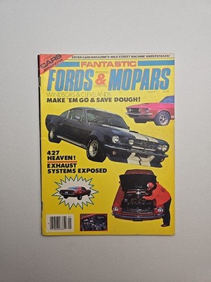 CARS FANTASTIC FORDS & MOPARS Magazine - #1 1983 - 427 Heaven!