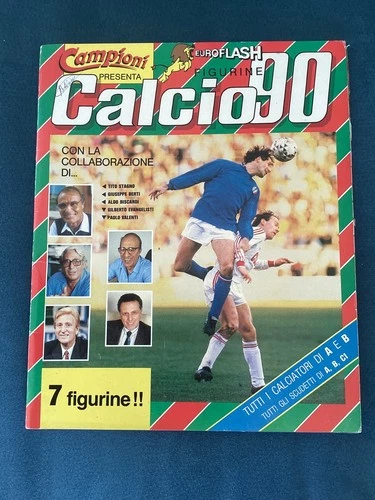 FOOTBALL FOOTBALLER FIGURINE COLLECTION ALBUM 90LCIO 1991 EUROFLASH COMPLETE - OPTIM