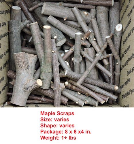 Palo de madera de arce rama de árbol natural corteza lisa borde vivo decoración hágalo usted mismo manualidades - Imagen 13 de 13