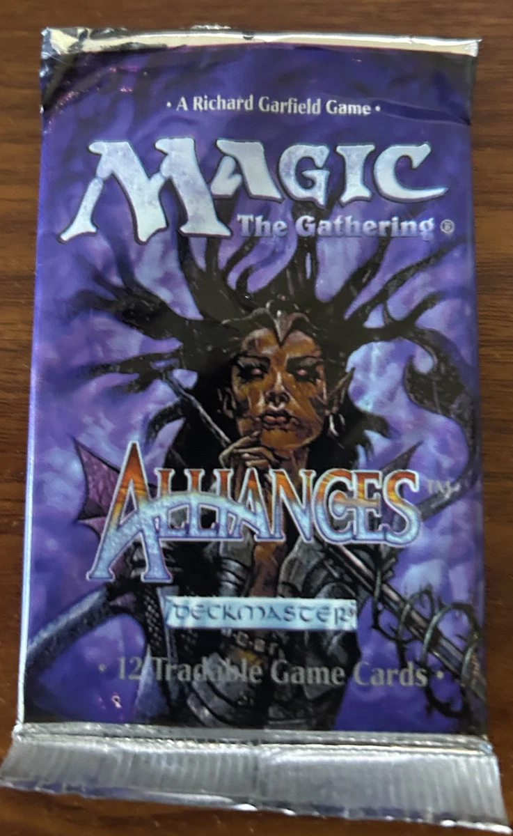 Magic: The Gathering Alliances Sealed Collectible Card Game Packs Magic: The Gathering Alliances Sealed Collectible Card Game Packs