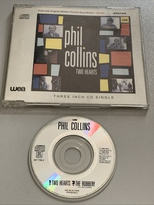 MCD 2-track Phil Collins - Two Hearts (Buster) - The Robbery - German press 1988