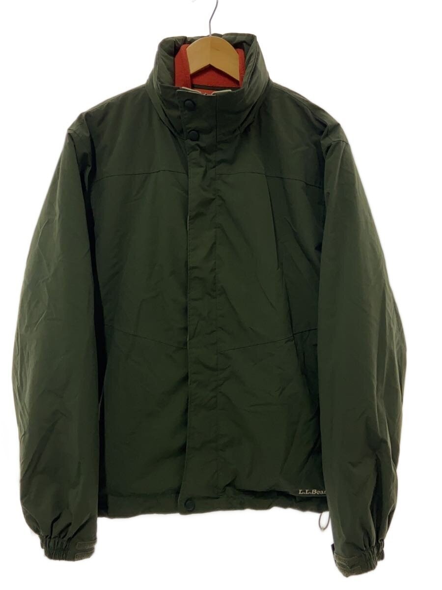L.L.Bean Mountain Parka M Nylon Green Plain