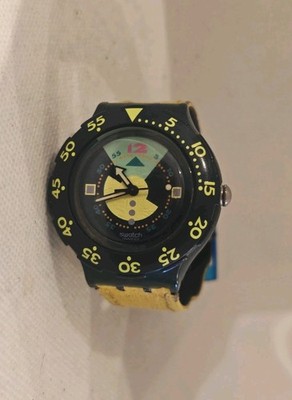 Swatch Scuba Divine Quartz Herrenuhr Vintage Retro Sammler 