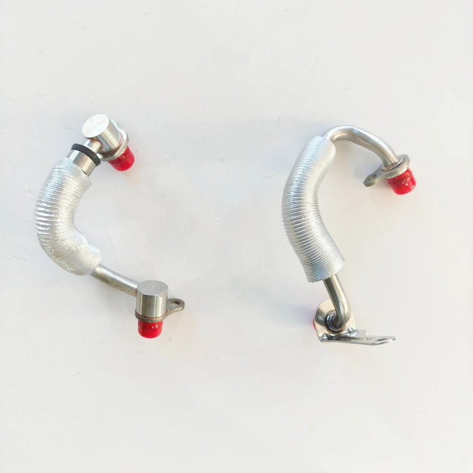 Set of 2pcs Turbocharger Coolant Hose Fit BMW 320i 328i 11538663516 11538663517 Foto 3 de 4