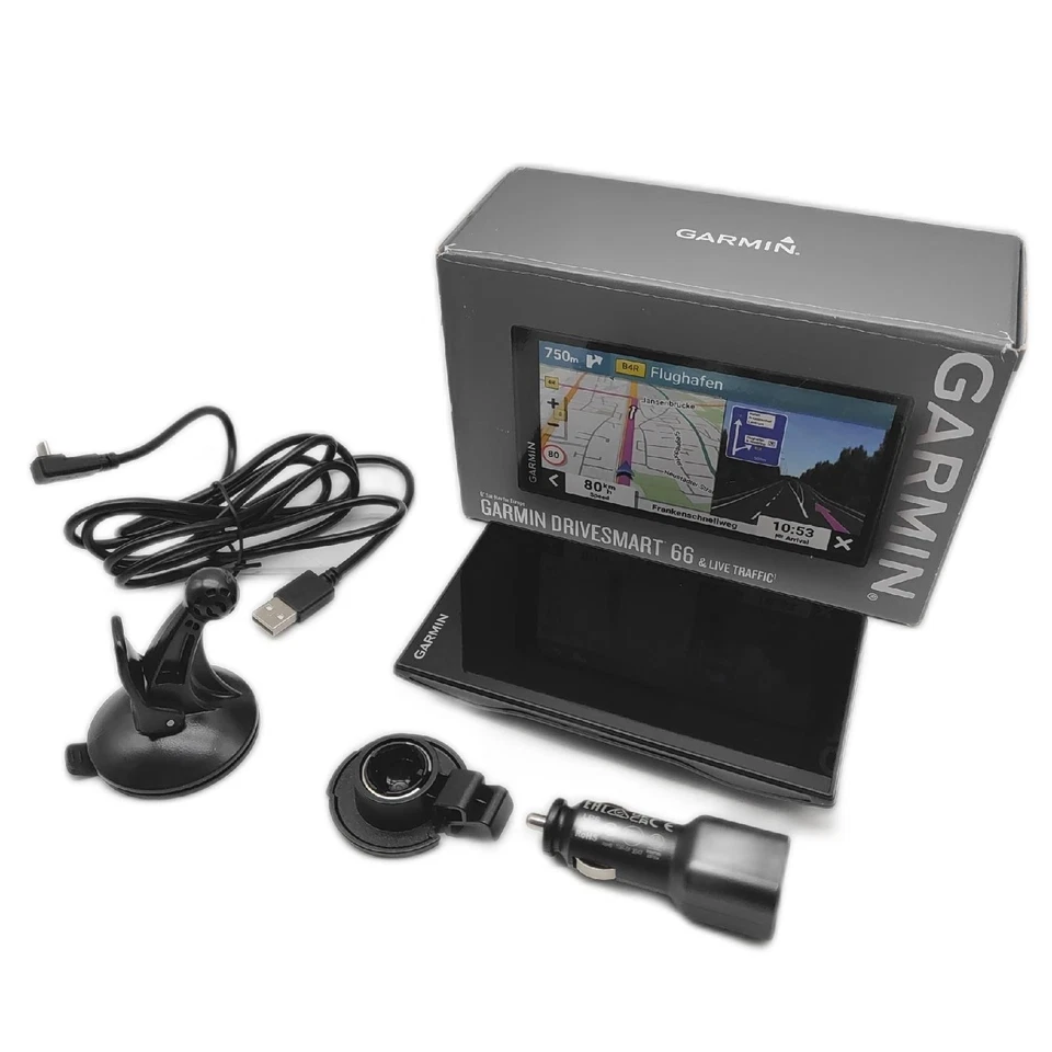 Garmin Navigationsgerät Sport Sporttechnik DriveSmart 66 EU MT S GPS System unte - Bild 2 von 4