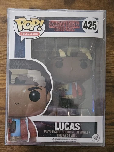 Funko Pop! Vinyl: Stranger Things - Lucas Sinclair (w/ Binoculars) #425 ⚔️B&B