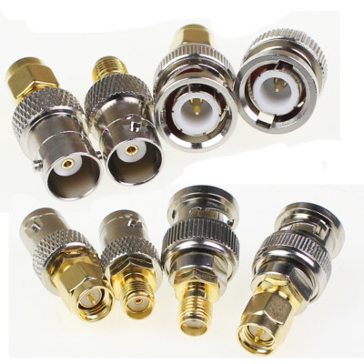 2 Set 8 Pcs BNC To SMA Type Male Female RF Kit Adapter Connector Test Converter