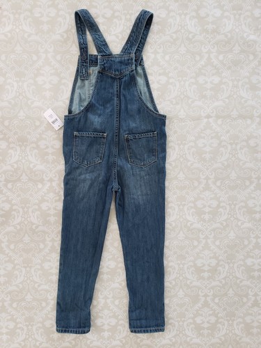 GAP Mädchen 5 kleine blaue Jeans Denim Latzhose Herz Einteiler - Bild 3 von 4