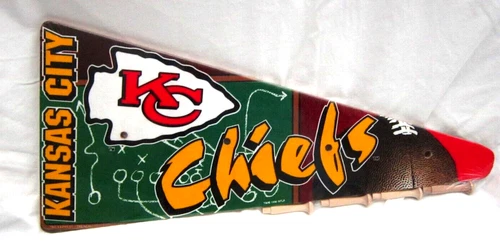 22" L Chiefs football team pennant board rack kit for hats or coats-Brand New! - Picture 1 of 2