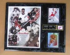 Detroit Red Wings' Gordie Howe Mr. Hockey Photo Plaque