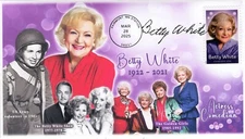 25-135, 2025, Betty White, Event Cover, Pictorial Postmark, Actress, Comedian, F