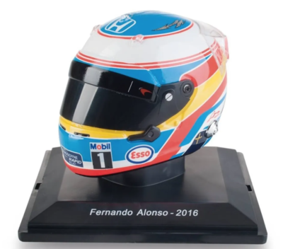 F1 Fernando Alonso McLaren 2016 Rare Helmet Scale 1:5 Formula