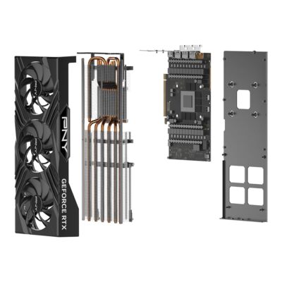 PNY GeForce RTX 4080 SUPER 16GB OC GDDR6X LED VCG4080S16TFXPB1-O