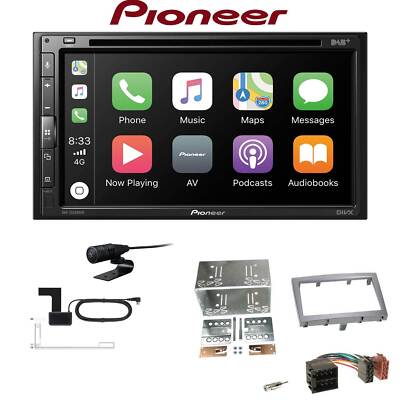 Autoradio Pioneer Apple CarPlay Android DAB für Porsche 911 2004-2008 vulkangrau