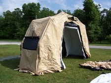  MILITARY SURPLUS DRASH TENT BOOT WALL SYSTEM +VESTIBULE CONNECT TRUCK TRAILER