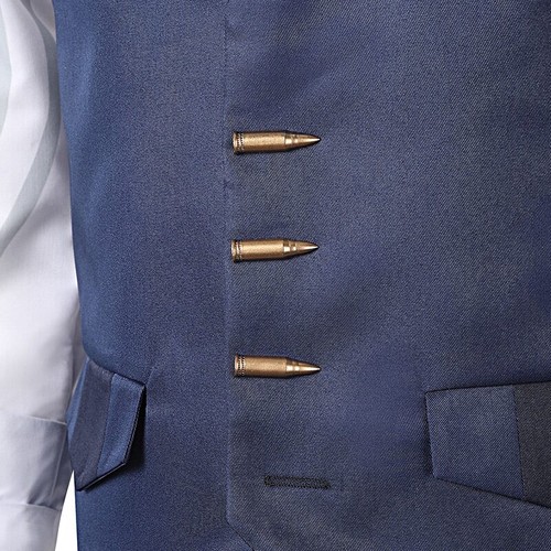 VALORANT Chamber Cosplay Costume Vest Pants Necktie Gloves Chamber Full Set - Picture 5 of 11