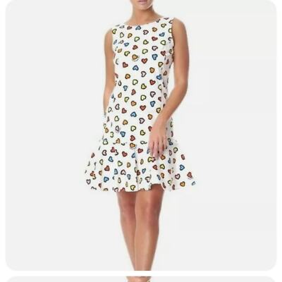 Love Moschino heart dress size 10 midi dress