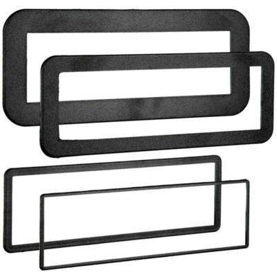 Metra 89-30-0900 DIN Trim Rings Borders 1/8'', 1/4'', 1/2'', 3/4'' 4-pack