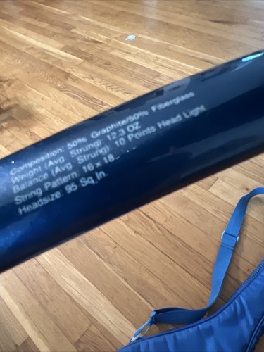 Wilson 95 Staff 6.5 Si High Beam Series Tennis Racquet L2 Grip w/Case & Strap - Picture 6 of 12