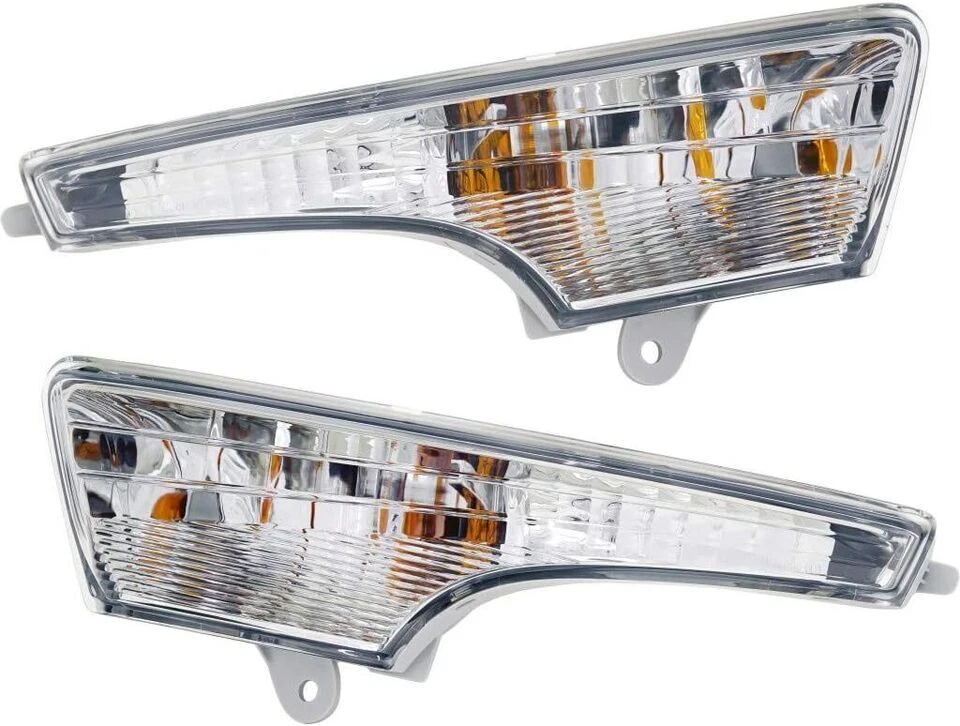 Pair Front Fog Lights & Turn Signal Lamps W/ Wiring For 2013-2015 Nissan Altima - Image 3 of 4
