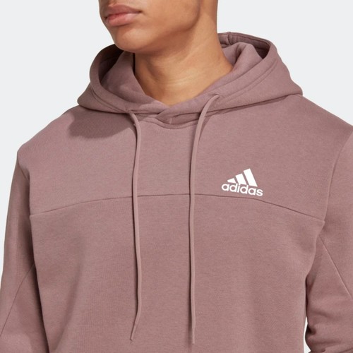 ADIDAS ESTADIO LANA INSIGNIA DE DEPORTE SUDADERA CON CAPUCHA MARAVILLA ÓXIDO TALLA MEDIANA - Imagen 6 de 7