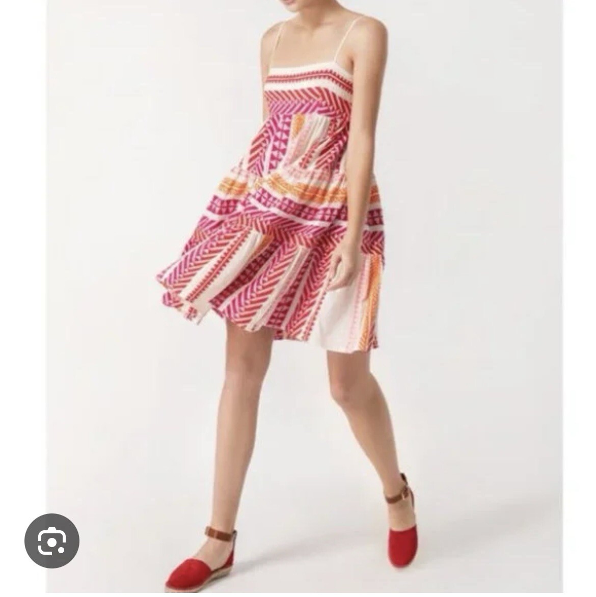 Devotion Twins Embroidered Square Neck Dress - image 4