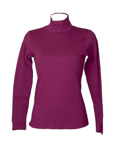 Lupetto donna maglia mezzo collo manica lunga caldo e soffice cotone bio RAGNO a - Foto 46 di 84