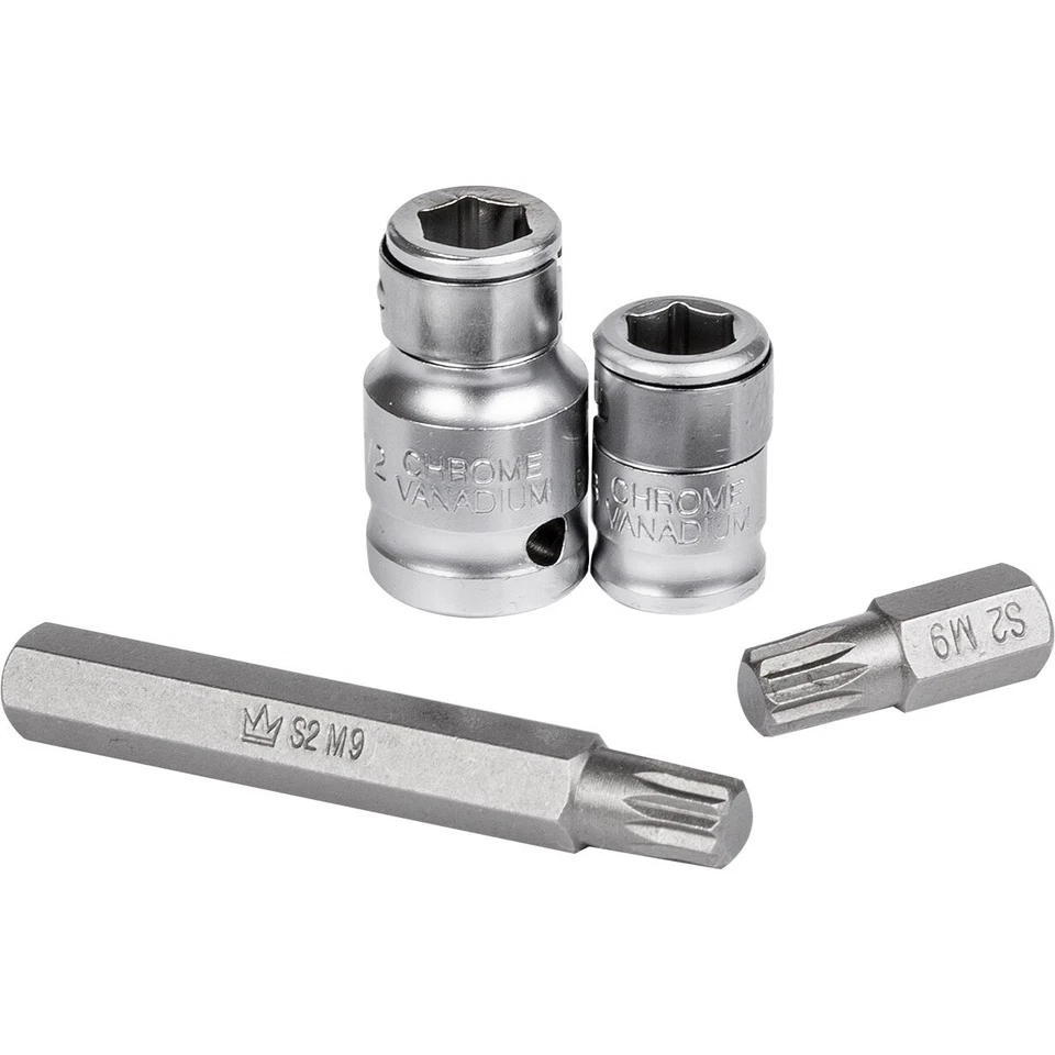 XZN Satz Innen Vielzahn Nüsse Nuss Set Nusskasten Bit-box Kfz Werkzeug M4-M18 - Bild 3 von 3