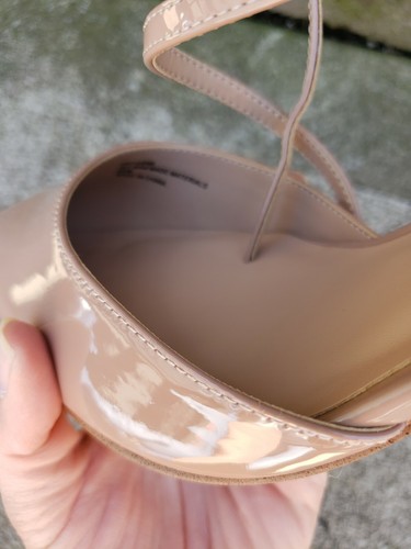 INC CONCEPTS international Lenii nude patent high heels, women's size 8 1/5, 8.5 - Picture 5 of 6