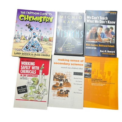 Chemistry Teacher Book Lot Visions Dilemmas Working Safely Making Sense Cartoon