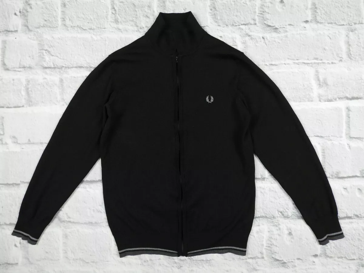 Fred perry hotsell sweater black