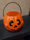 Jack O Lantern Grand Venture Blow Mold Halloween Pumpkin Candy Bucket Pail  — photo 5