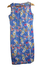 Talbots Floral Shift Dress Women’s Size 6 NWT Cotton Blend