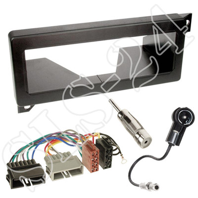 Jeep Grand Cherokee ZJ 1993-1998 DIN Radioblende + ISO Adapterkabel Antenne Set