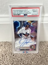 2023 Bowman’s Best Of 2023 Autograph Justyn-Henry Malloy PSA 10