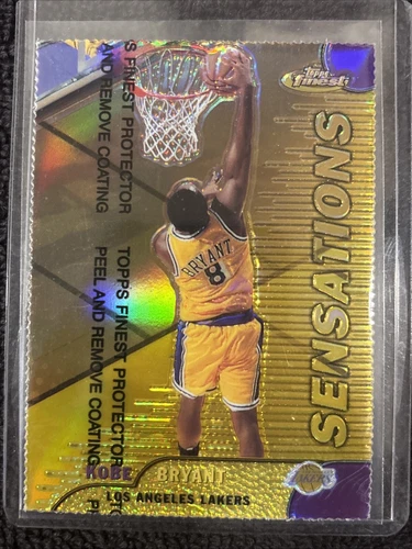 1999 Topps Finest Sensations Kobe Bryant Gold Refractor 80/100 🔥🏀🐐
