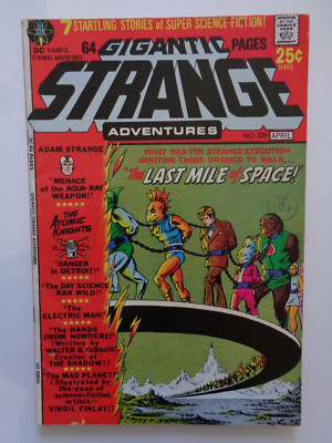 DC COMICS 64 PAGES GIGANTIC STRANGE ADVENTURES #229 APRIL 1971 SEE CONDITION