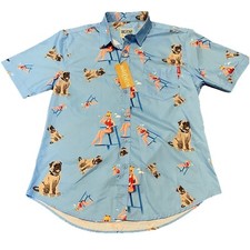 RSVLTS The Sandlot Wendy Peffercorn The Beast Short Sleeve Shirt Blue Medium M