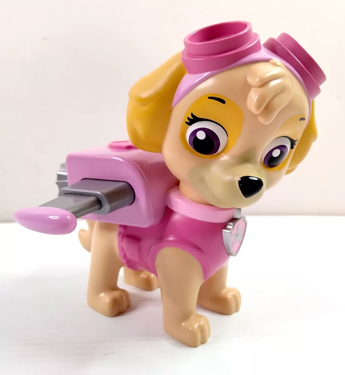 Large 15cm Paw Patrol SML 16622 Mission Skye Police Dog Pink Jet