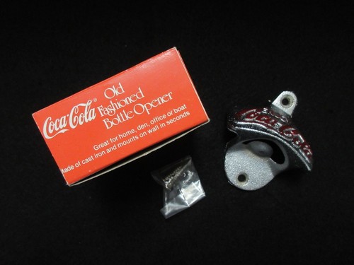 *NEW* Vintage Old Fashioned Coca-Cola Cast Iron Bottle Opener (In Box) - Picture 5 of 9