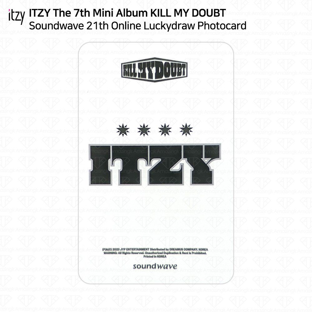 ITZYイェジkill my doubt qoo10 soundwaveラキドロ ITZY イェジ トレカ 特典 Qoo10 ラキドロ KILL MY DOUBT - メルカリ